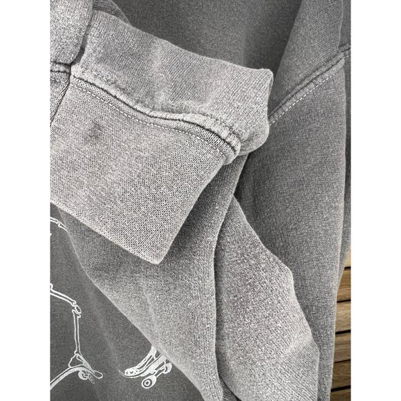 Project Social T x Urban Outfitters Skateboarding Skeletons Crewneck sz. SM/MED - Picture 5 of 6